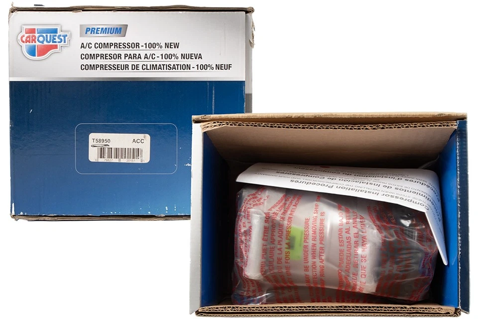 Carquest 交流电压缩机适用于 1985 - 1994 凯迪拉克商用底盘部件 ID T58950 — 第 2/4 张图片