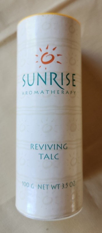 AVON Sunrise Aromatherapy Reviving Talc Dusting Powder Citrus Notes 100g 3.5 oz