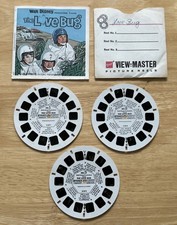 Vintage View Master B501 Walt Disney The Love Bug GAF 3 Reel Set Story Booklet