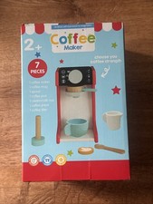 Play Right Coffee Maker Pretend Play Kitchen Toy For Kids 2 Plus New In Box Wood