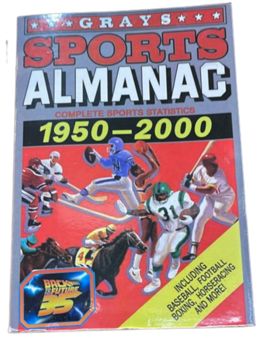 Universal Studios Back To The Future Sports Almanac Biff Tanner