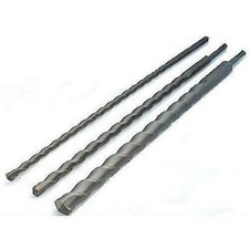 Image of 3 PACK OF  SDS+ DRILL BIT SET 12mm 16mm 24mm x 1000mm LONG BITS MASONRY