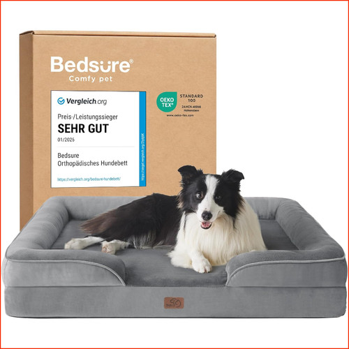Hundebett Orthopädisch Ergonomisches Hundesofa 89x63 cm