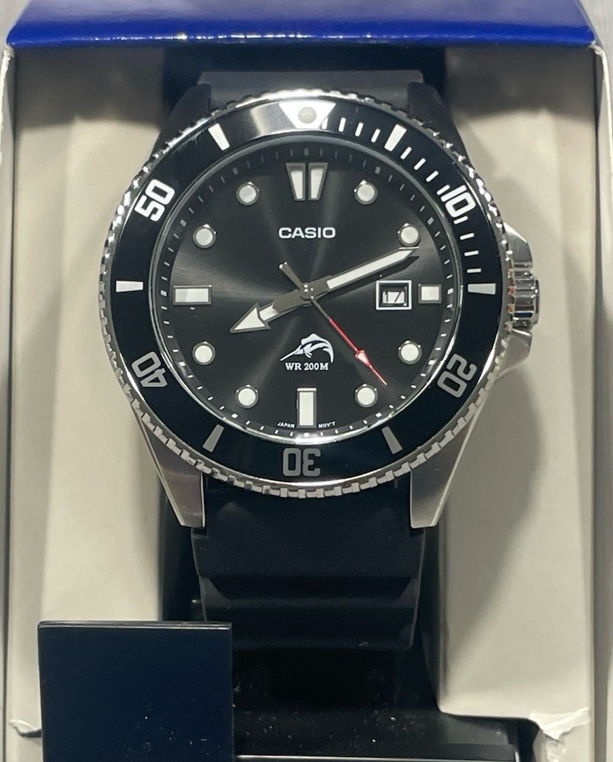 Casio MDV106-1AV Men's Black Wristwatch