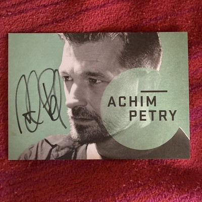 Autogrammkarte Achim Petry 2026 handsigniert 