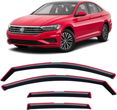 in-Channel Rain Guards for Volkswagen VW Jetta 2019-2026, Window Visor Shield...