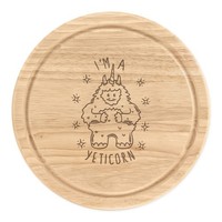 I'm A Yeticorn Rund Zerkleinern KäSebrett Lustig Yeti Einhorn Tiere