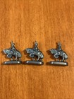 1999 Risk 40th Anniversary Edition 3x Blue Calvary ONLY Replacement Pieces