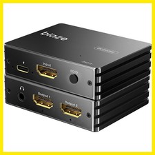 8K HDMI Splitter 1 in 2 Out - 60Hz, Supports 4K 120Hz HDR, Dolby/DTS, EDID, H...