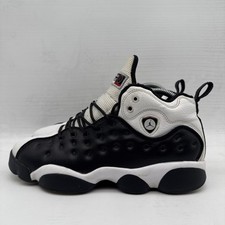 2015 820273-010 Nike Air Jordan Jumpman Team II BG Black White Varsity Red 7Y