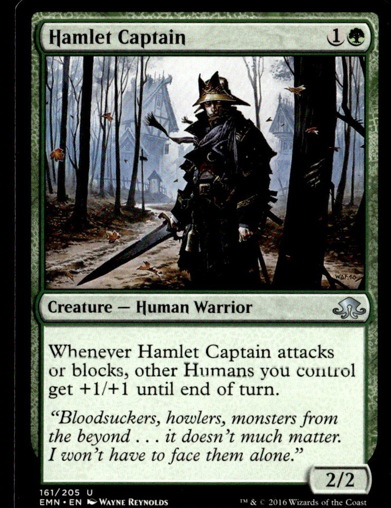 2016 Eldritch Moon Hamlet Captain Expansion/Uncommon #161