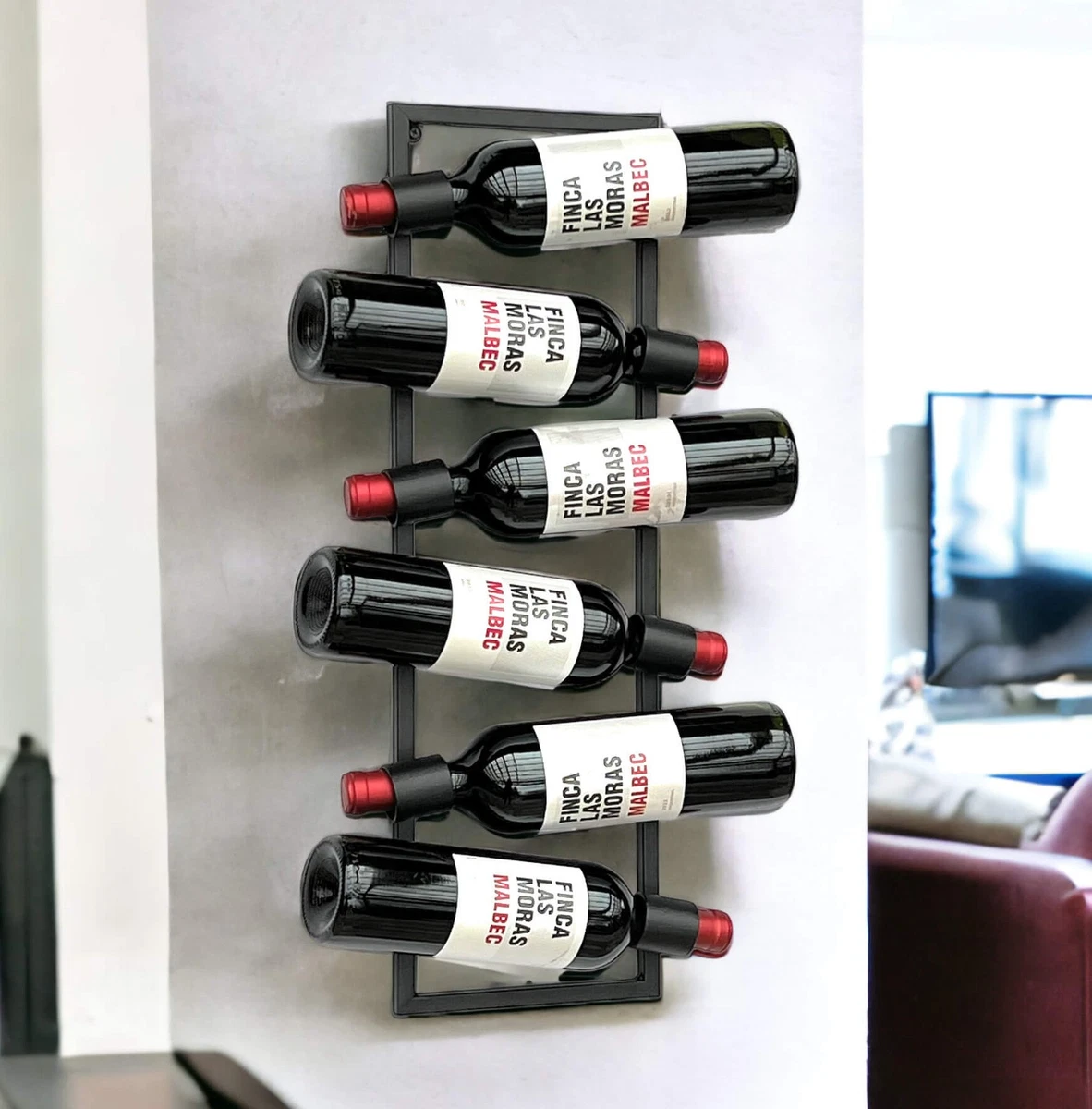 Weinregal, Wandmontage, Weinregal Für 6 Flaschen
