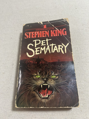 Pet Sematary Stephen King 1984 1st Printing Signet Paperback