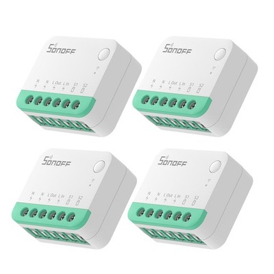 4x SONOFF MINIR4M Matter Smart Switch,Universal DIY Module Smart Home Automation
