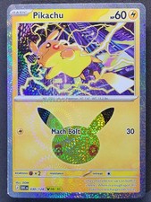 Pikachu 030128 Pikachu Rare 0830 30th Anniversary Celebration Pokemon Tcg Pikachu 030128 Pikachu Rare 0830 30th Anniversary Celebration Pokemon Tcg
