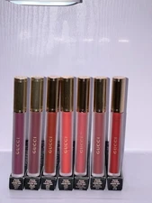 Gucci Liquid Matte Lip Color Transfer-Proof Matte Lipstick With Box.  Each 