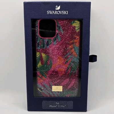 Swarovski Crystal Tropical iPhone 11 PRO Case Multi STS PGO 5533960 Pink Gold 