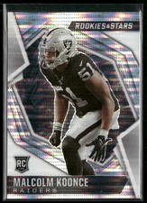 2021 Panini Rookies & Stars Pulsar Prizm Malcolm Koonce RC #198 Raiders