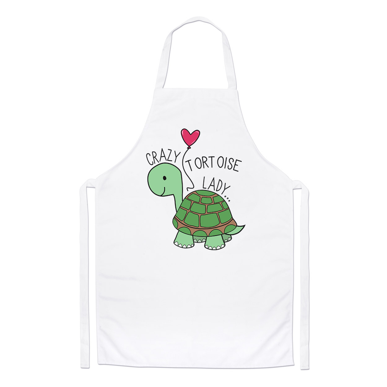 Crazy Tortoise Lady Chefs Apron - Funny Cooking