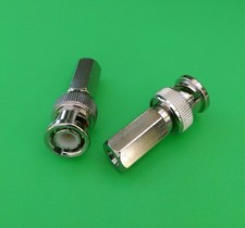  5 PCS BNC Male Twist-On Connector for RG58 - USA Seller