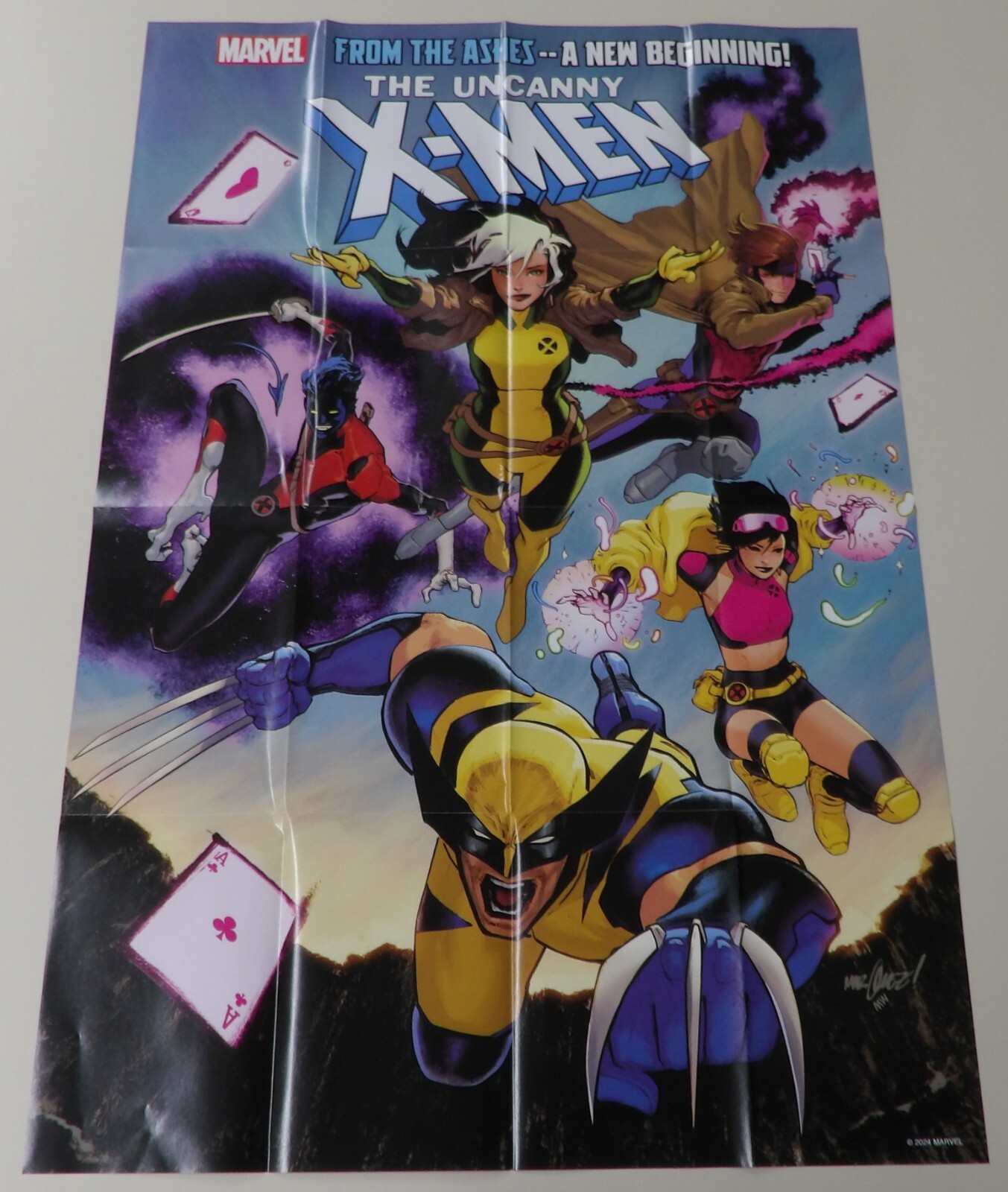 Uncanny X-Men #1 Poster 24" x 36" David Marquez Wolverine Gambit Rogue ...