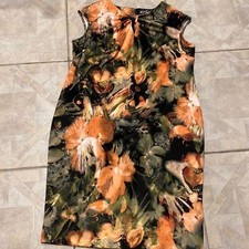 Y womens ECI sleeveless stretch floral plus size dress 18w.  EUC