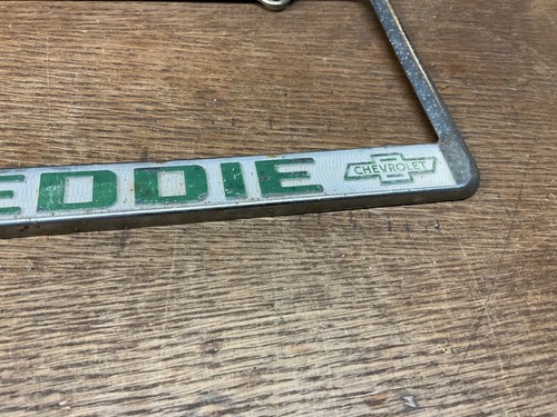 License Plate Frame Keddie Chevrolet Vandergrift PA Vintage Rustic - 第 4/9 張圖片