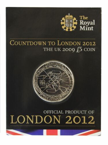 £5 FIVE POUND COIN PACKS OLYMPIC COUNTDOWN / PRESENTATION PACKS ROYAL MINT - Picture 2 of 15