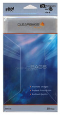 Clear-Bags Crystal Clear Photography And Art Bags 4'' X 6'' Pack Of 25 6pcks 
