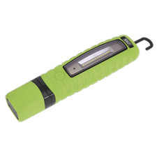 Rechargeable 360° Inspection Lamp 14 SMD LED & 3W led Green Lithium-ion - Sealey