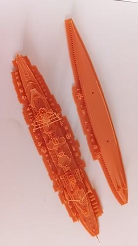 Kit Modelo Crucero Ligero Británico Clase D Impreso en 3D 1/700 Sin Pintar LO ÚLTIMO - Imagen 2 de 6