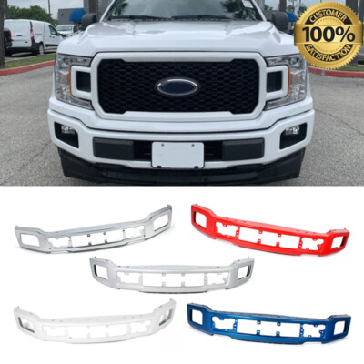 Fit 2018-2020 Ford F150 F-150 New Front Bumper Cover W/ Fog Light Hole 14 Colour