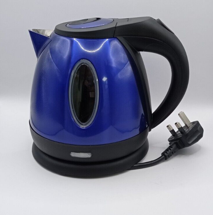 Low Wattage Cordless Kettle BLUE 1.2L 750W Caravan Motorhome