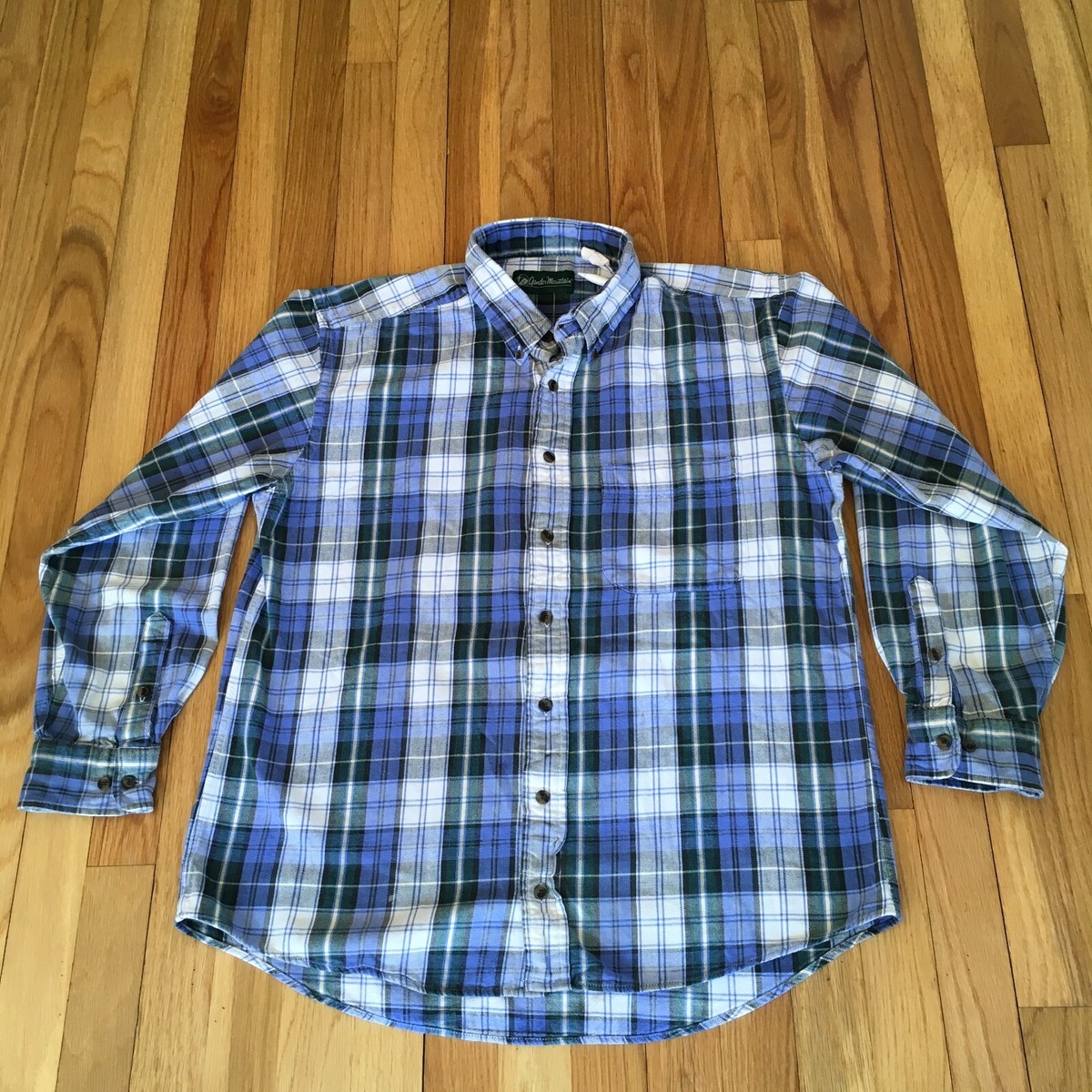 VTG 80s Gander Mountain Flannel Shirt LT Plaid Tartan Cambell 