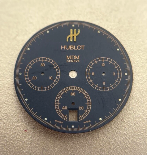 VINTAGE RARE CADRAN CHRONOMAT BORDEAUX 28mm DE MONTRES BREITLING ref