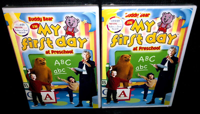 Buddy Bear in My First Day at Preschool (DVD 2005) Factory Sealed NEW 