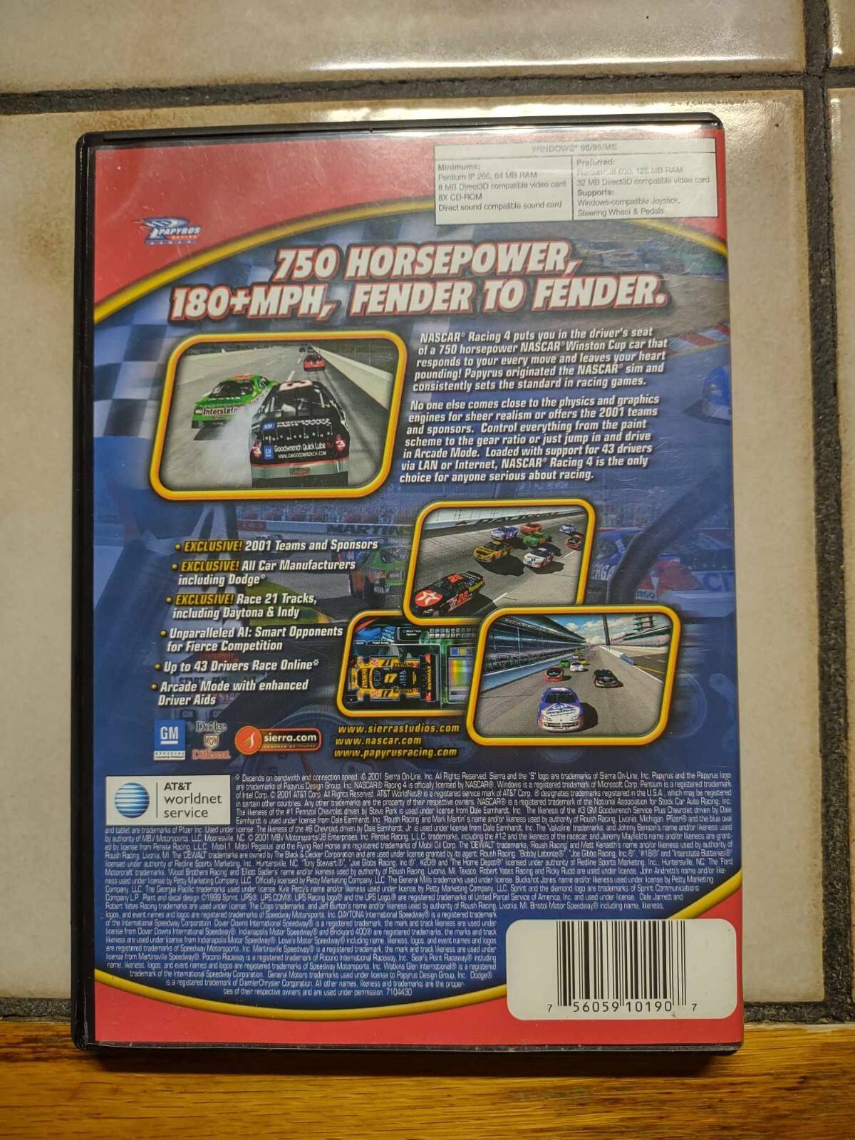Nascar Racing 4 (PC Game 2001) Windows w/Key Code | eBay