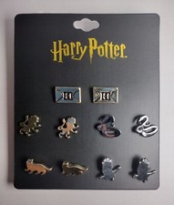 NEW- Cute Harry Potter Earrings Sets - Gryffindor Slytherin Hufflepuff Ravenclaw