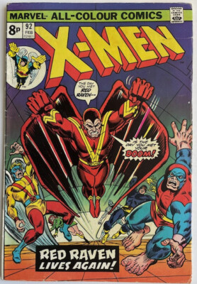 Uncanny X-Men #92 (1975) Magneto Appearance Reprints X-Men #44 UK Price Variant