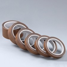 High Temperature PTFE Self Adhesive Tape Brown For Sealing Machine 15M/Roll