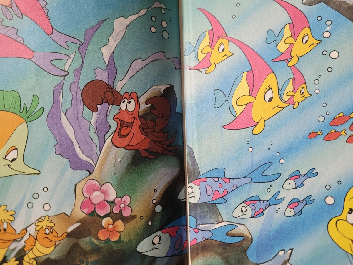 The Little Mermaid Disney Classics Vintage Book 1993 Wonderful