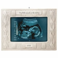 Hallmark Keepsake - 2018 Miracle in the Making Sonogram Frame Ornament