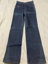 Vintage LEVIS 416-0617 Saddleman Boot Jeans Boys Size 11 Slim ORANGE TAB READ