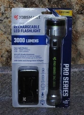 JobSmart TAC-3000 3000 Lumen Rechargeable LED Flashlight