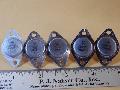 Lm309k National Semiconductor & Motorola LM309K 5V Voltage Regulators Qty 5 ...
