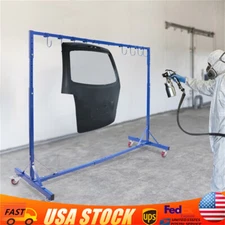Automotive Painting Rack Auto Body Painting Stand Paint Hanger Rack 8 Hooks NEW