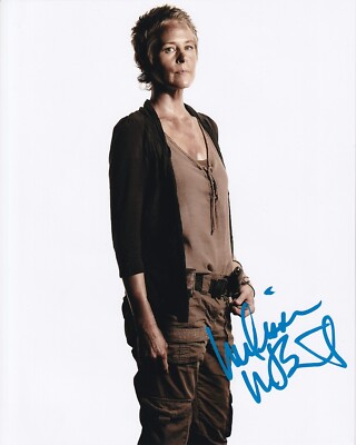 MELISSA McBRIDE signed Autogramm 20x25cm WALKING DEAD in Person autograph COA