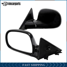 Pair Set Manual Side View Mirrors For 94-98 Chevy S10 Blazer S10 Pickup Truck