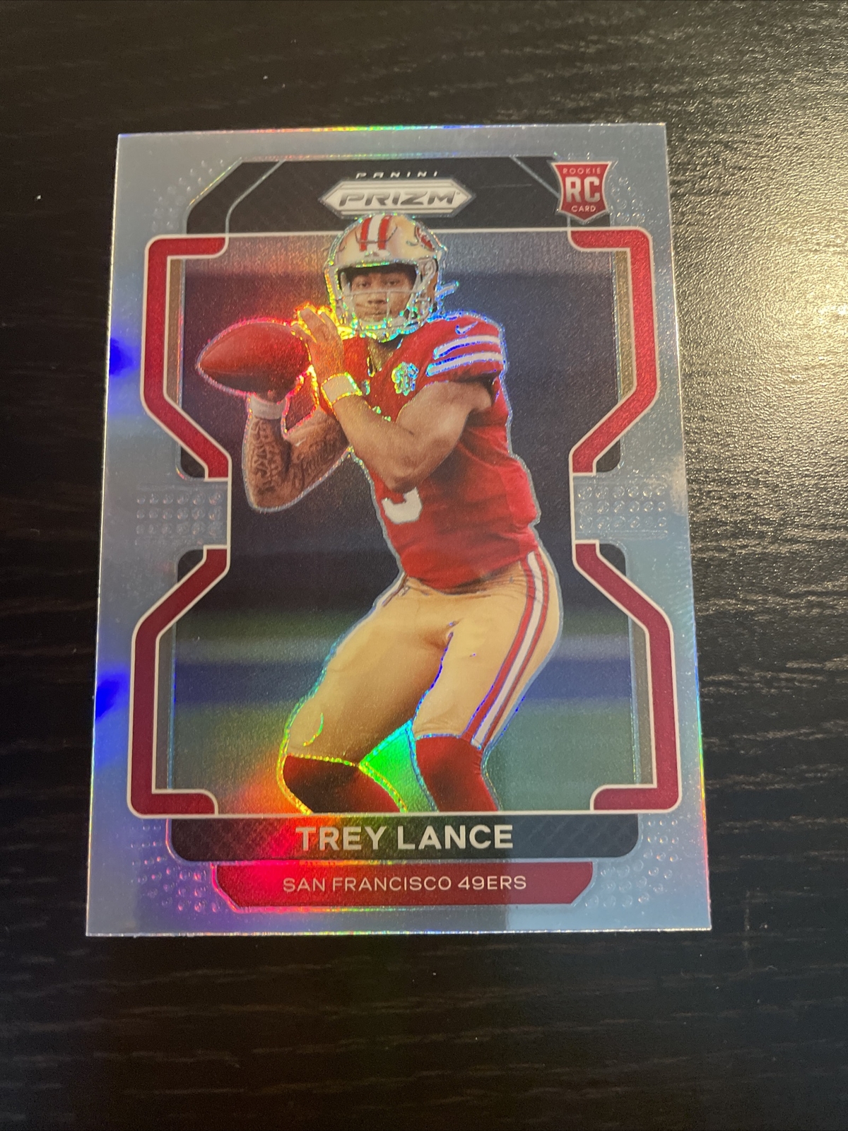 2021 Prizm Trey Lance Variation Silver Rookie RC #V-333  49ers