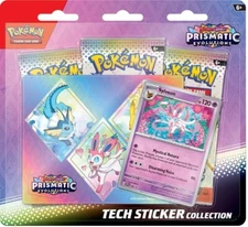 Pokemon SV8.5 Prismatic Evolutions Tech Sticker Collection - Sylveon 